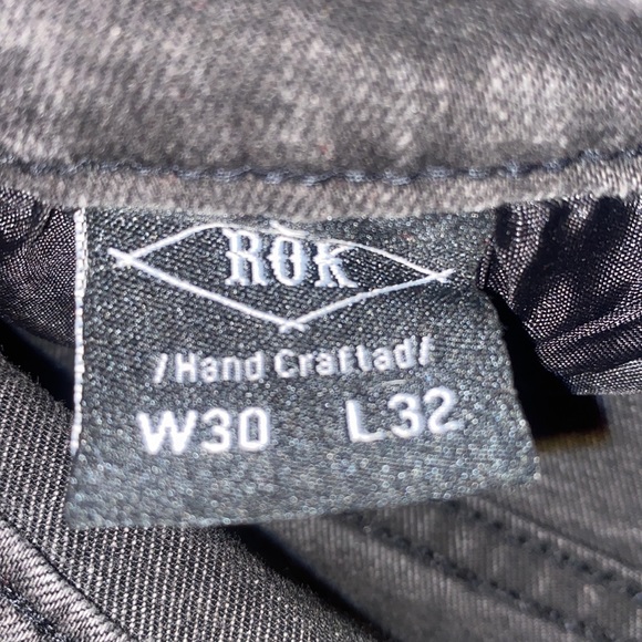 Brand Rok hand crafted pants great material size 30 32 - Picture 5 of 5
